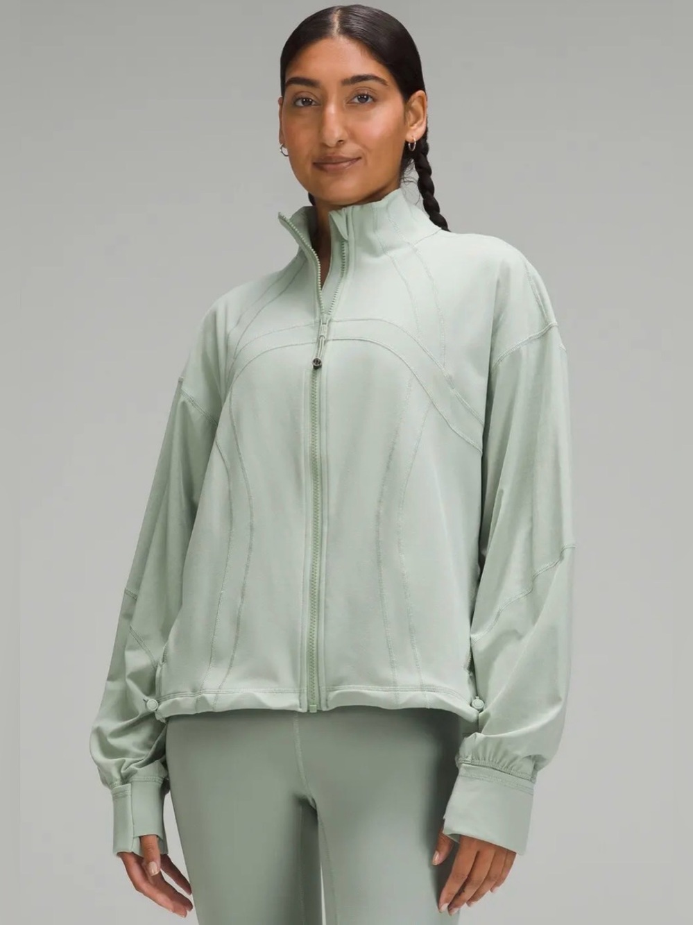 Define Relaxed-Fit Jacket in Palm Court Green (NEW WITH TAGS ATTACHED) oversized